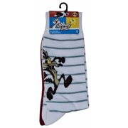 Looney Tunes Wile E. Coyote Crew Socks, 2-Pair Pack, Shoe Size 6-12