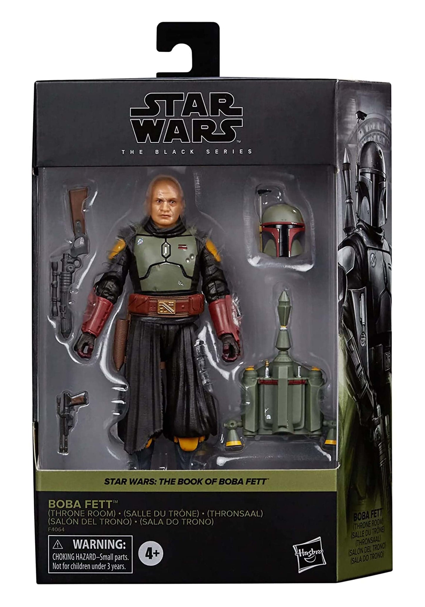 STAR WARS The Black Series Boba Fett (Throne Room) Toy 6-Inch-Scale The Book of Boba Fett Collectible Figure, Kids Ages 4 and Up