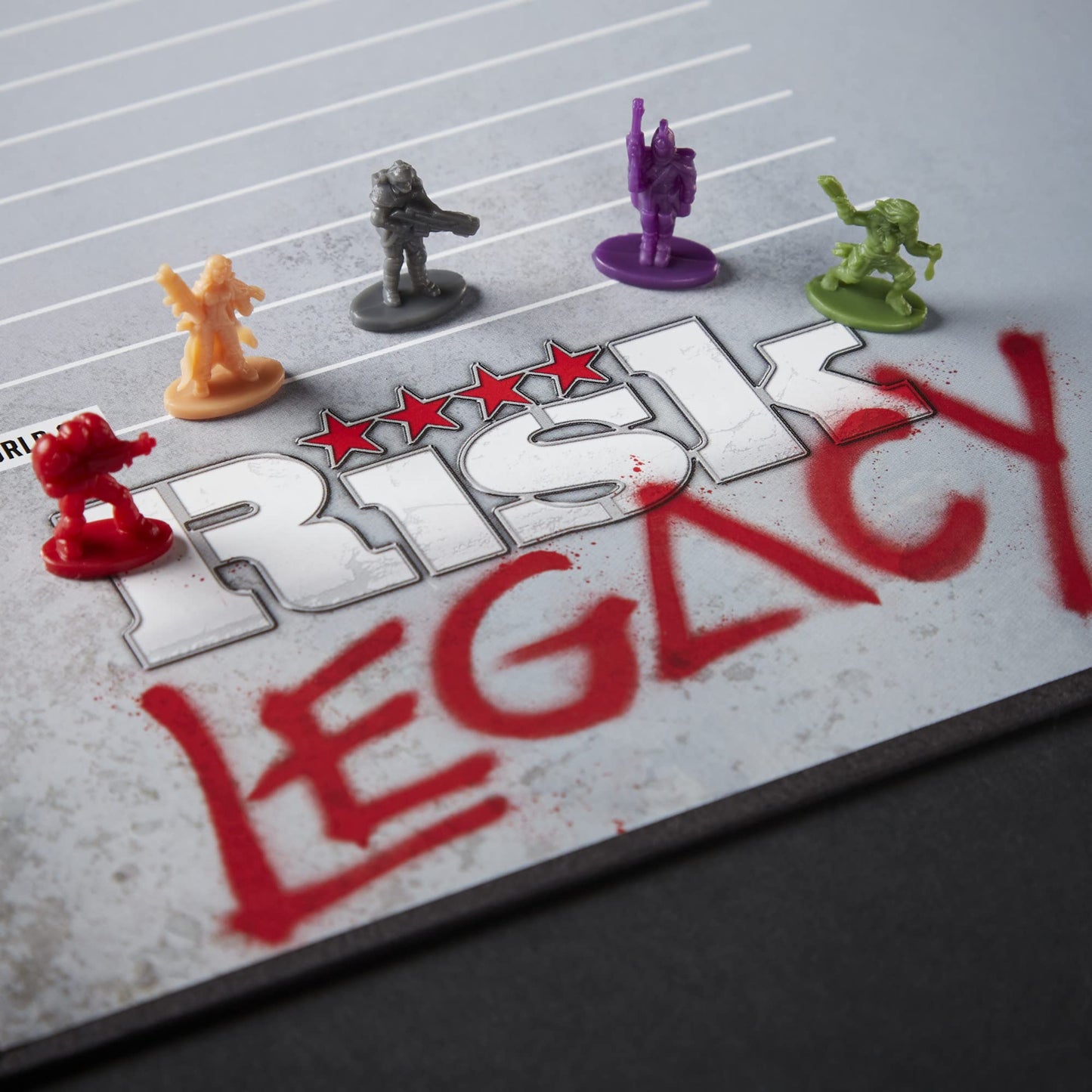 Hasbro Gaming Avalon Hill Risk Legacy Strategy Tabletop Game, Immersive Narrative Game, Miniature Board Game, for 3-5 Players