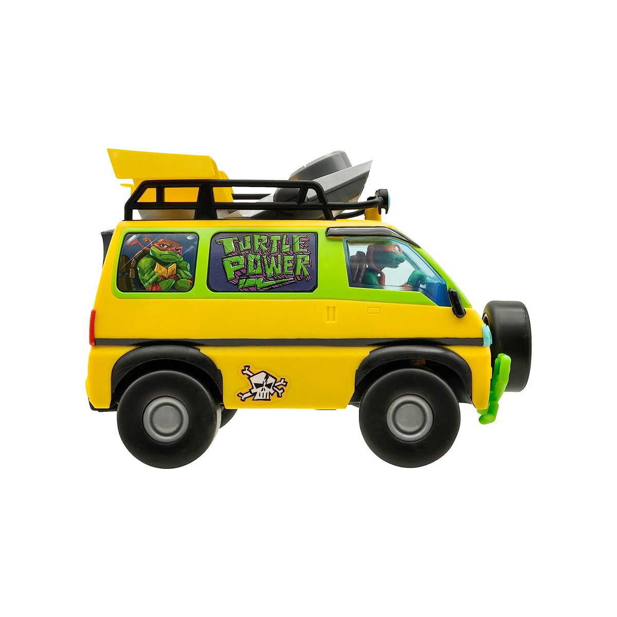 TMNT Mutant Mayhem Pizza Blaster RC Vehicle with 6 Foam Pizza Launchers