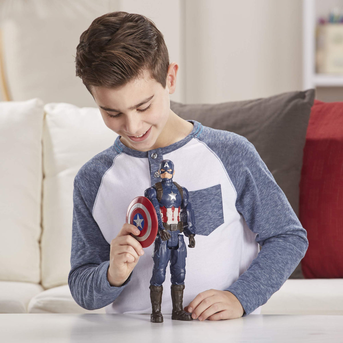 Marvel Avengers Endgame Titan Hero Series Captain America 12-inch Figure