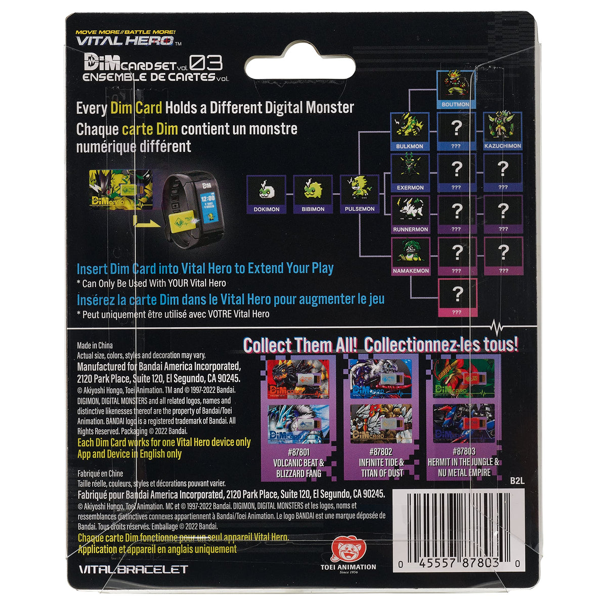 Digimon Vital Hero DIM Card Pack Hermit in The Jungle and Nu Metal Empire