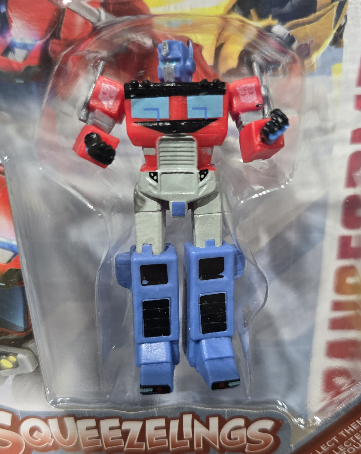 Transformers Optimus Prime Squeezelings Collectible Toy