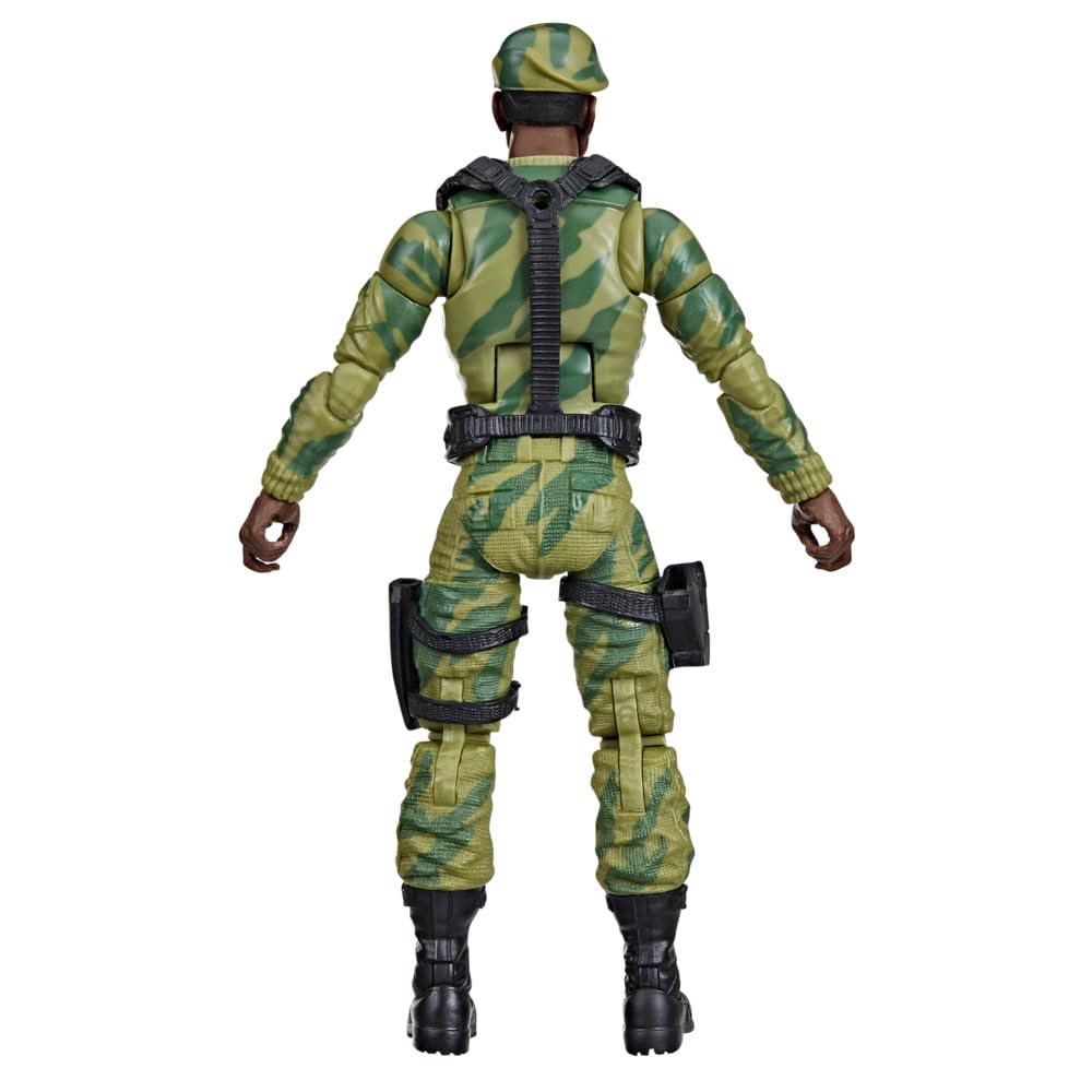 G.I. Joe Classified Series Retro Cardback SGT. Stalker, Collectible 6 Inch Action Figure with 8 Accessories