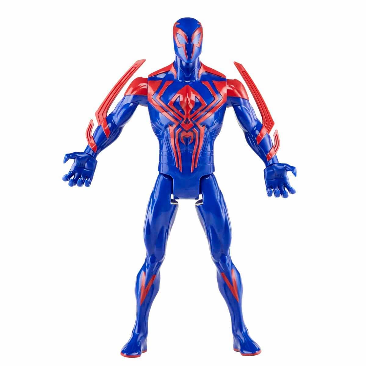 Marvel Spider-Man: Across The Spider-Verse Titan Hero Series Spider-Man 2099 Toy, 12-Inch-Scale Deluxe Figure, Toys for Kids Ages 4 and Up