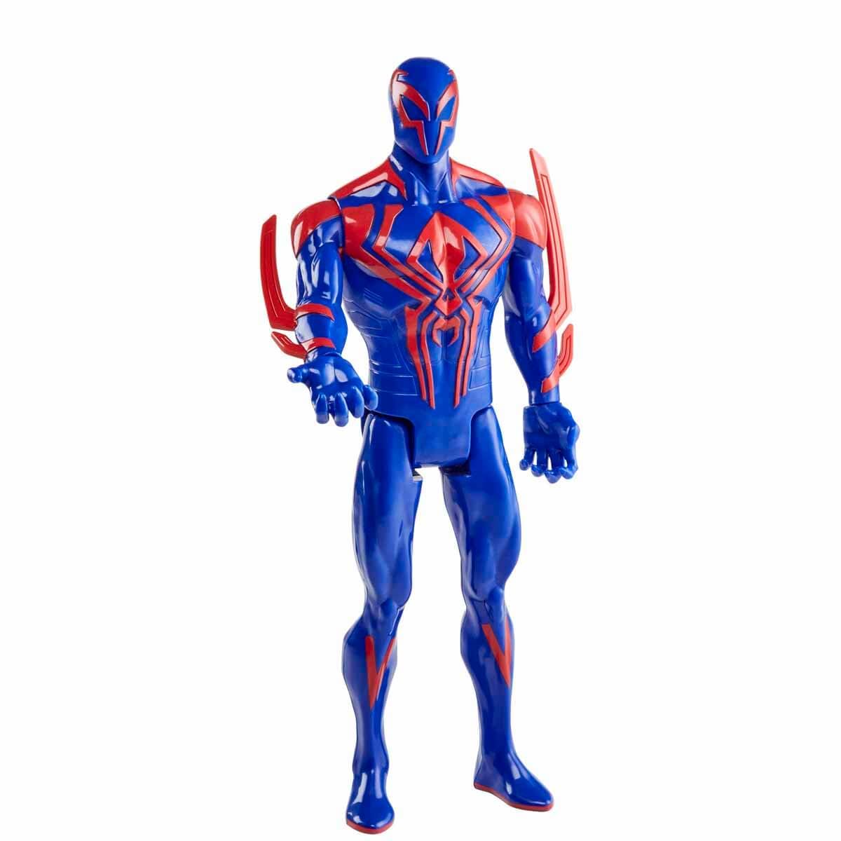 Marvel Spider-Man: Across The Spider-Verse Titan Hero Series Spider-Man 2099 Toy, 12-Inch-Scale Deluxe Figure, Toys for Kids Ages 4 and Up