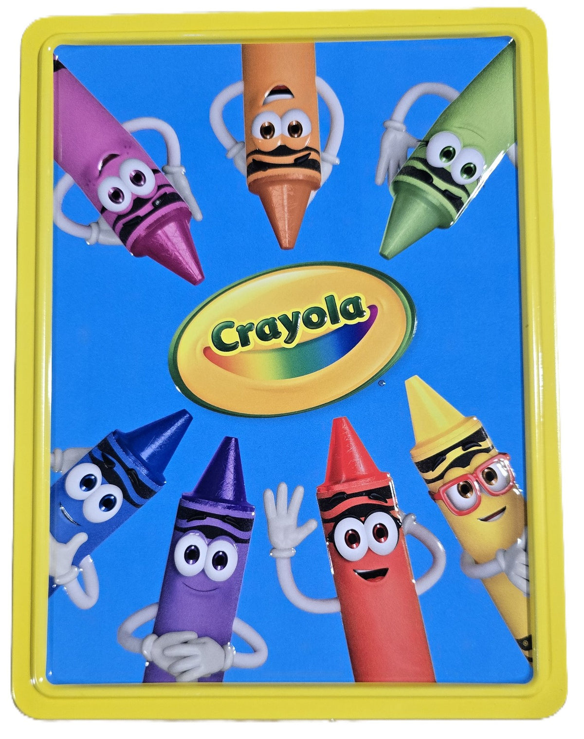 Centum Books Crayola Tin with 4 Activity and Coloring Books Plus Stickers