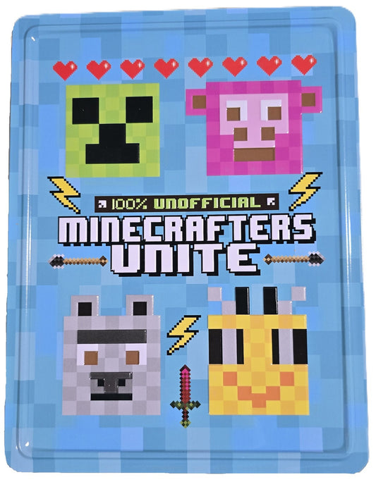 Centum Books Minecraft Tin of Books with 4 Books and Over 100 Stickers