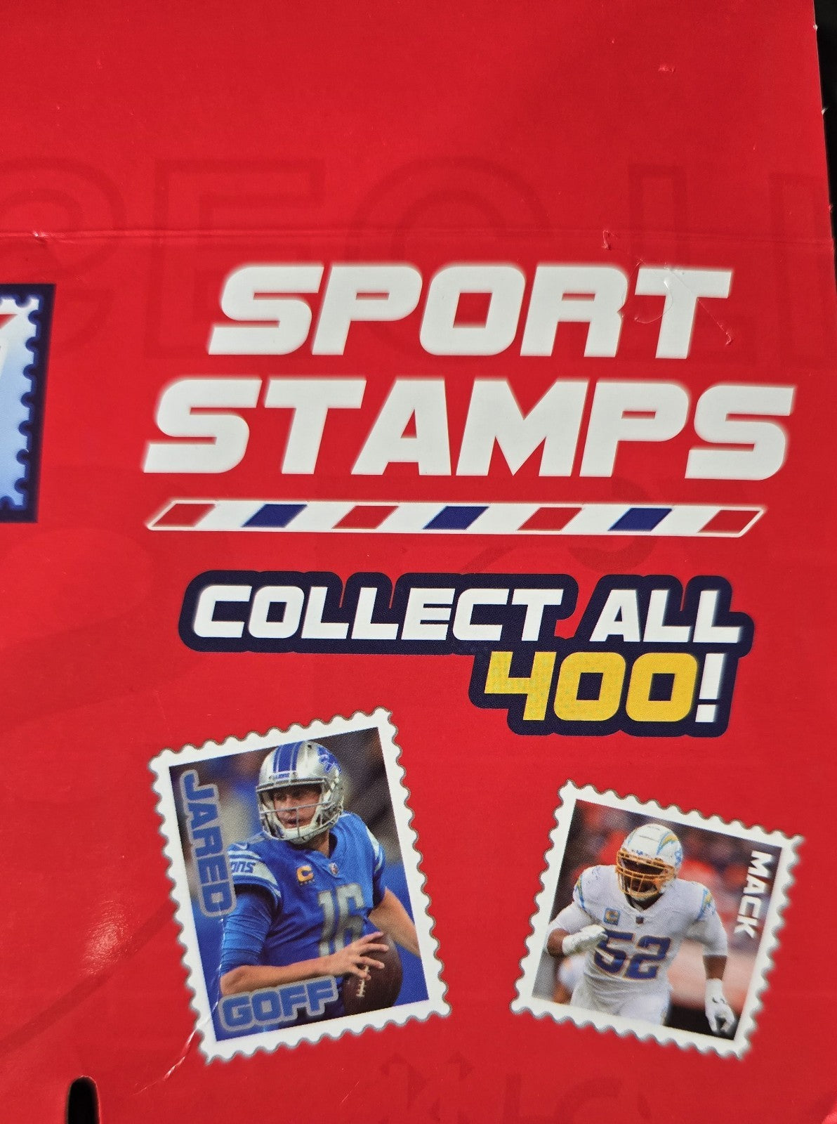 P.A. Sport NFL Stamp Collectible Book 2025 Starter Pack with Additional Display