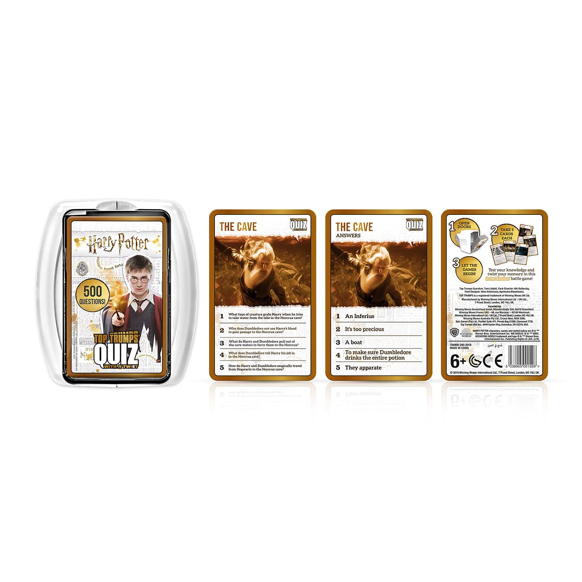 Top Trumps Pub Quiz Trivia Game, 500 questions to test your knowledge and memory on Sports, Music, Film, TV, Science and General Knowledge, gift for ages 8 plus