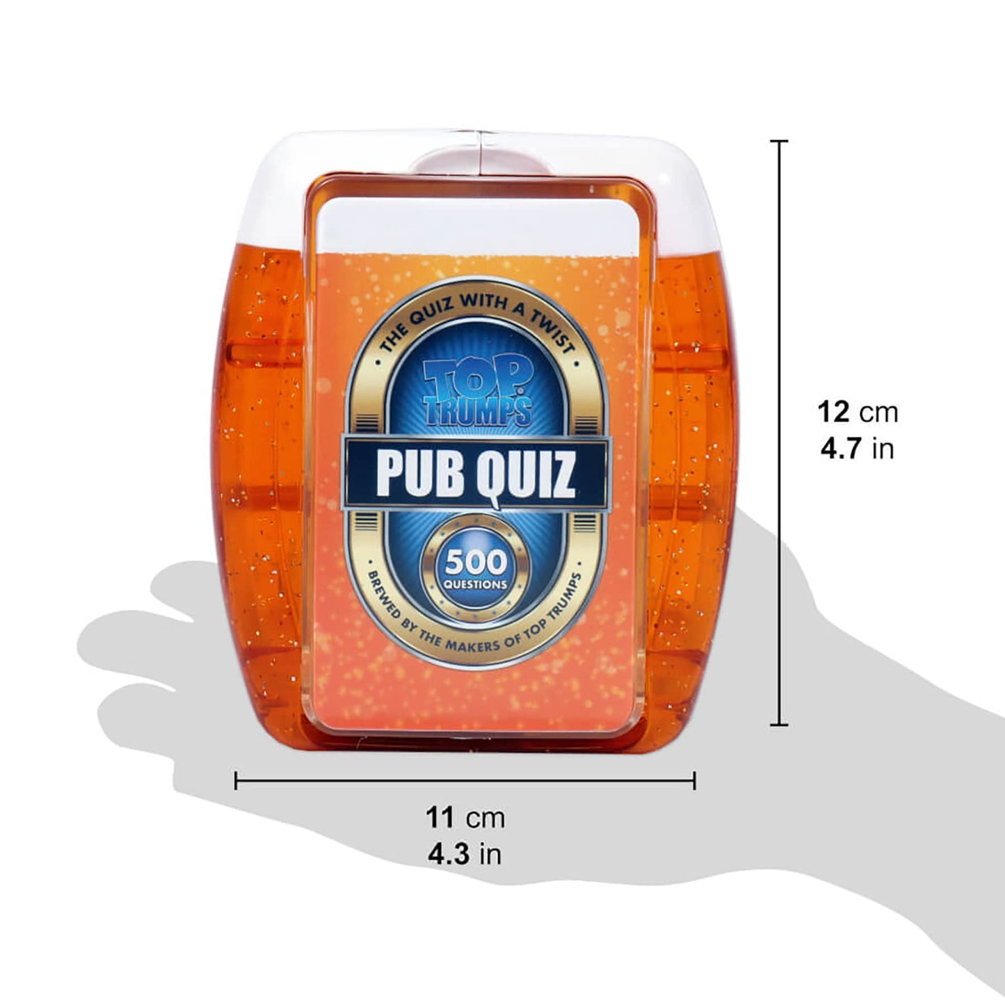 Top Trumps Pub Quiz Trivia Game, 500 questions to test your knowledge and memory on Sports, Music, Film, TV, Science and General Knowledge, gift for ages 8 plus