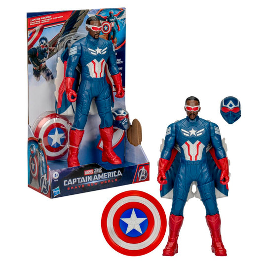 Marvel Avengers Captain America Brave New World Flight Mode 9-inch Figure