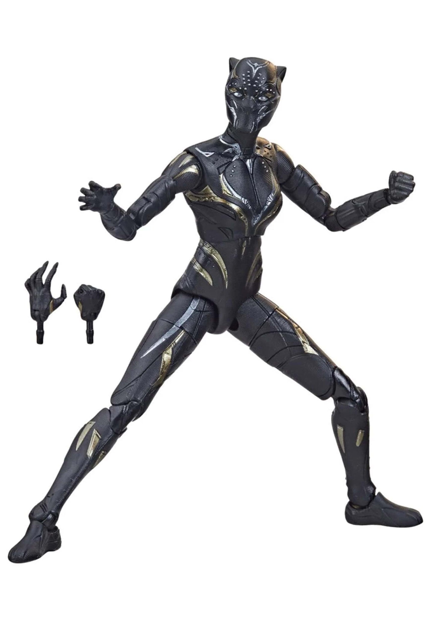 Marvel Legends Series Black Panther Wakanda Forever 6-Inch MCU Action Figure Toy, 2 Accessories
