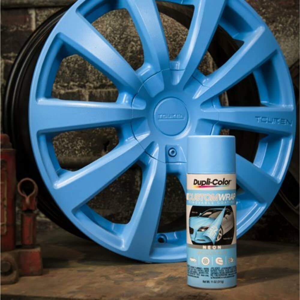 Dupli-Color ECWRC8650 Custom Wrap Neon Removable Automotive Paint - Dynamic Pink Spray Paint - 11 oz. Aerosol Can