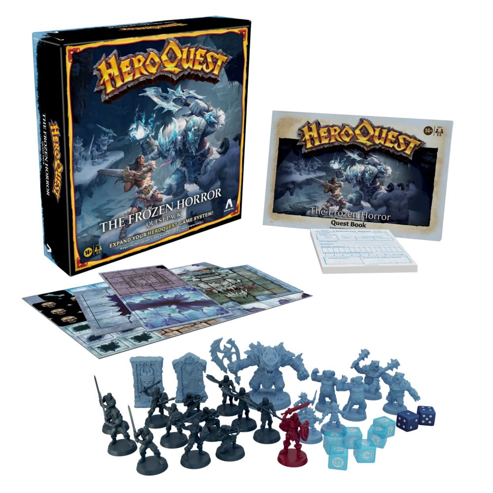 Avalon Hill HeroQuest The Frozen Horror Quest Pack,, Requires HeroQuest Game