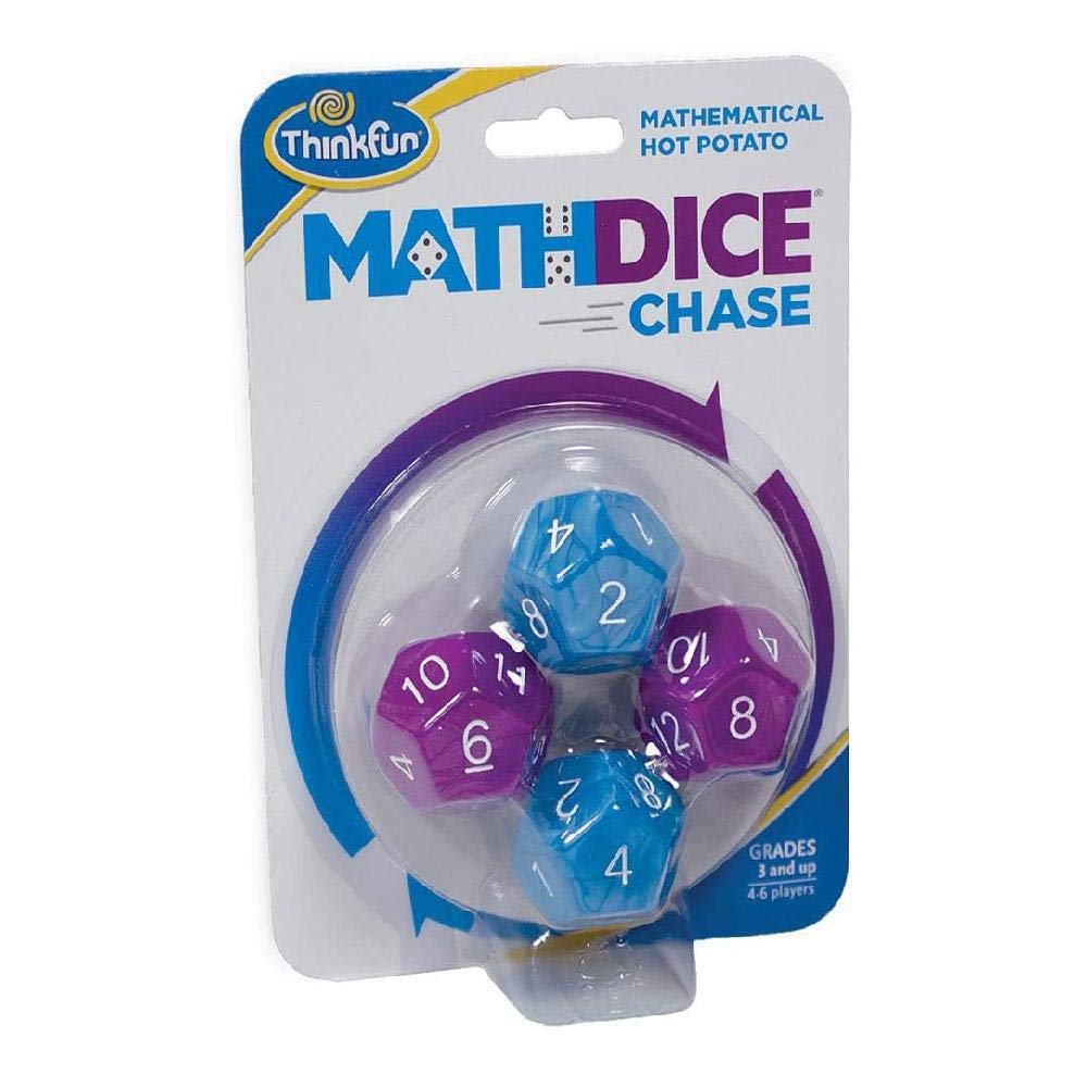 ThinkFun Math Dice Chase - The Fun Game of Mathematical Hot Potato, Invented by a Math Teacher
