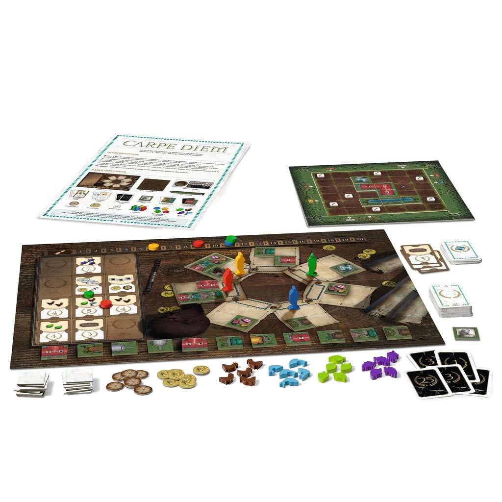 Ravensburger Carpe Diem Strategy Board Game - Engaging Mind Teaser for Ages 10 & Up | Alea 2021 Edition | Educational and Fun | Quality Craftsmanship | Legacy Brand (26926)