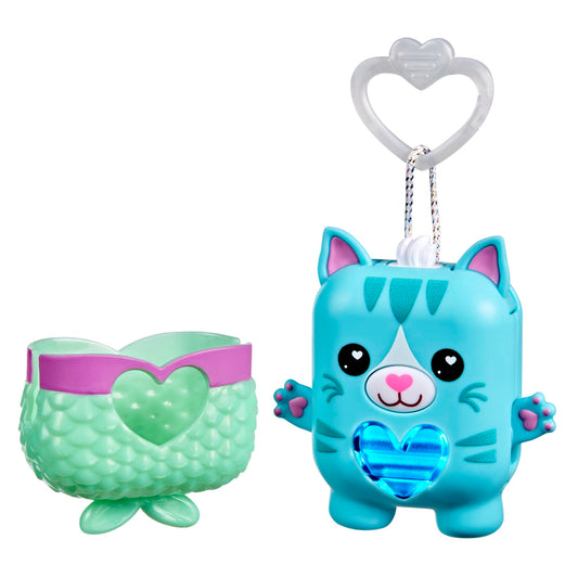 Nano-MALS Pawtricia The Blue Kitty, Electronic Pet Cat, 70+ Responses, Easter Basket Stuffers, Interactive Fidget Toy