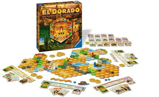 Ravensburger The Quest for El Dorado: The Golden Temples Adventure Family Game for Ages 10 & Up