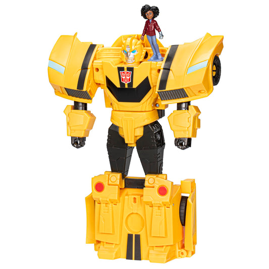 Transformers EarthSpark Spin Changer Bumblebee 8-inch Action Figure