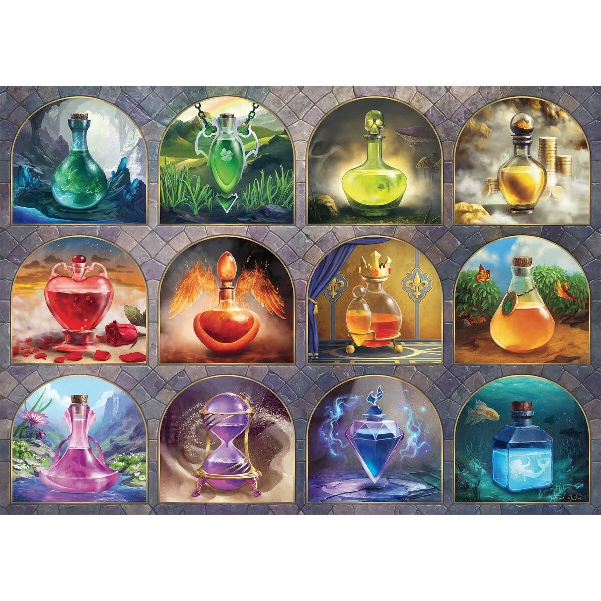 Ravensburger Magical Potions 1000 Piece Jigsaw Puzzle for Adults - 16816 - Every Piece is Unique, Softclick Technology Means Pieces Fit Together Perfectly