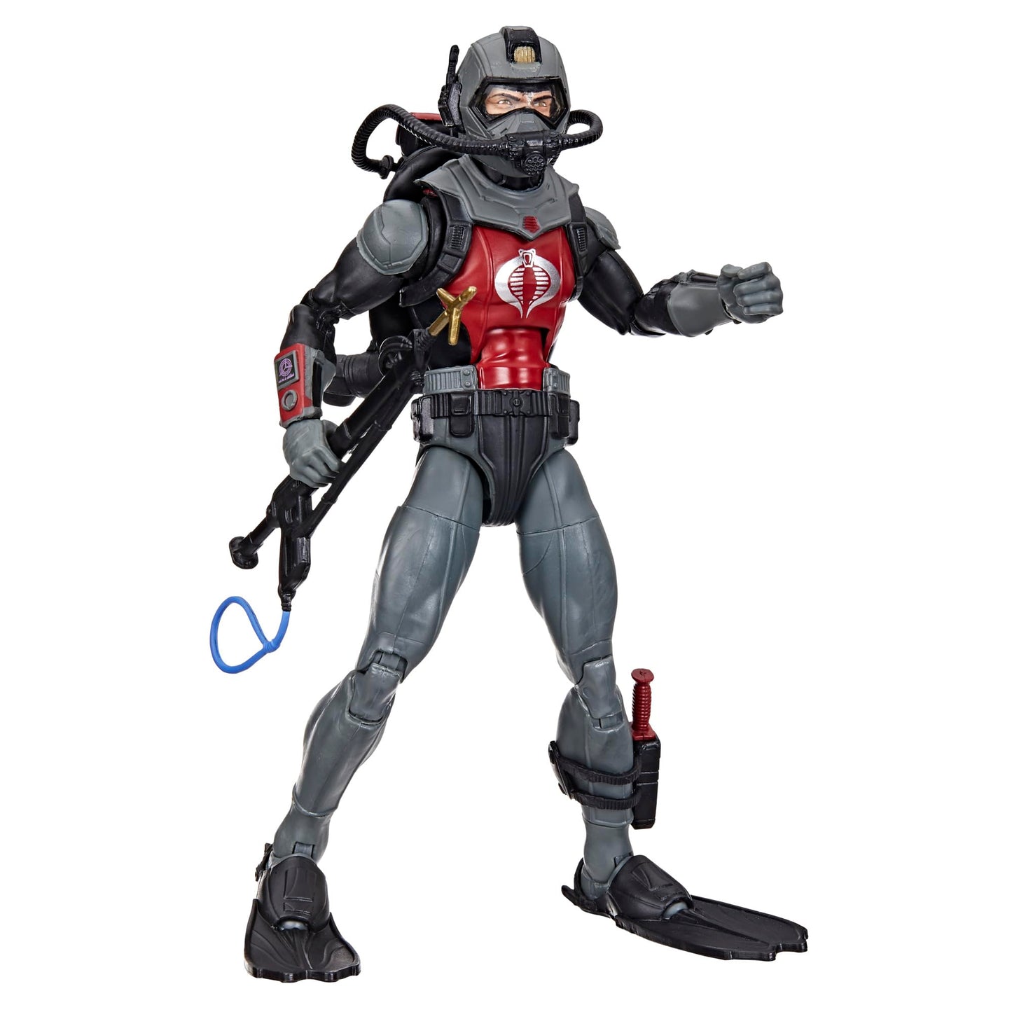 G.I. Joe Classified Series Retro Cardback Cobra EEL, Collectible 6-Inch Action Figure with 7 Accessories