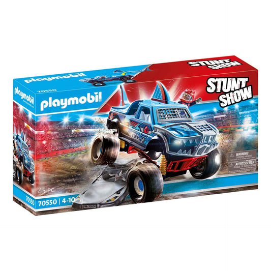 Playmobil Stunt Show Shark Monster Truck Toy