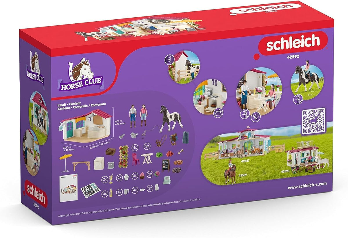 Schleich Horse Club Rider Café 97 Piece Playset