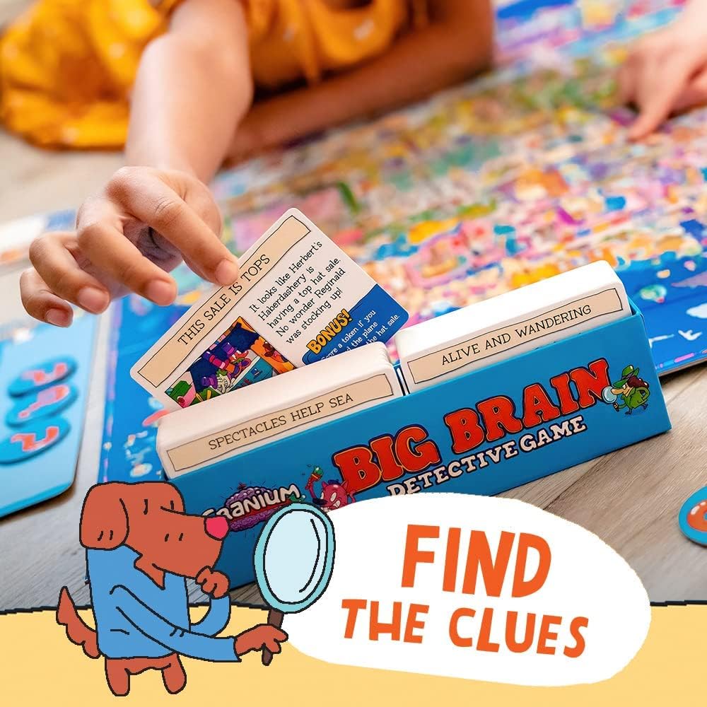 Funko Cranium Big Brain Detective Game for 1-4 Players