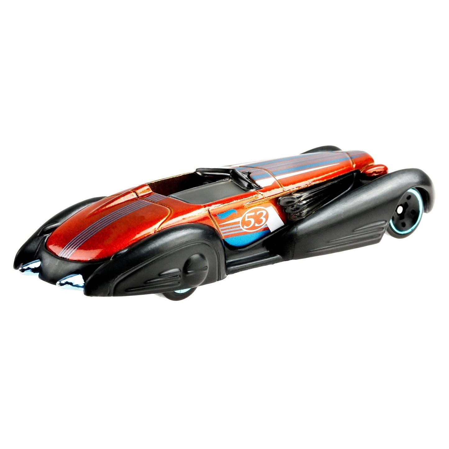 Hot Wheels Orange & Blue 53rd Anniversary Custom Cadillac Fleetwood 5/5 DieCast 1:64th Scale
