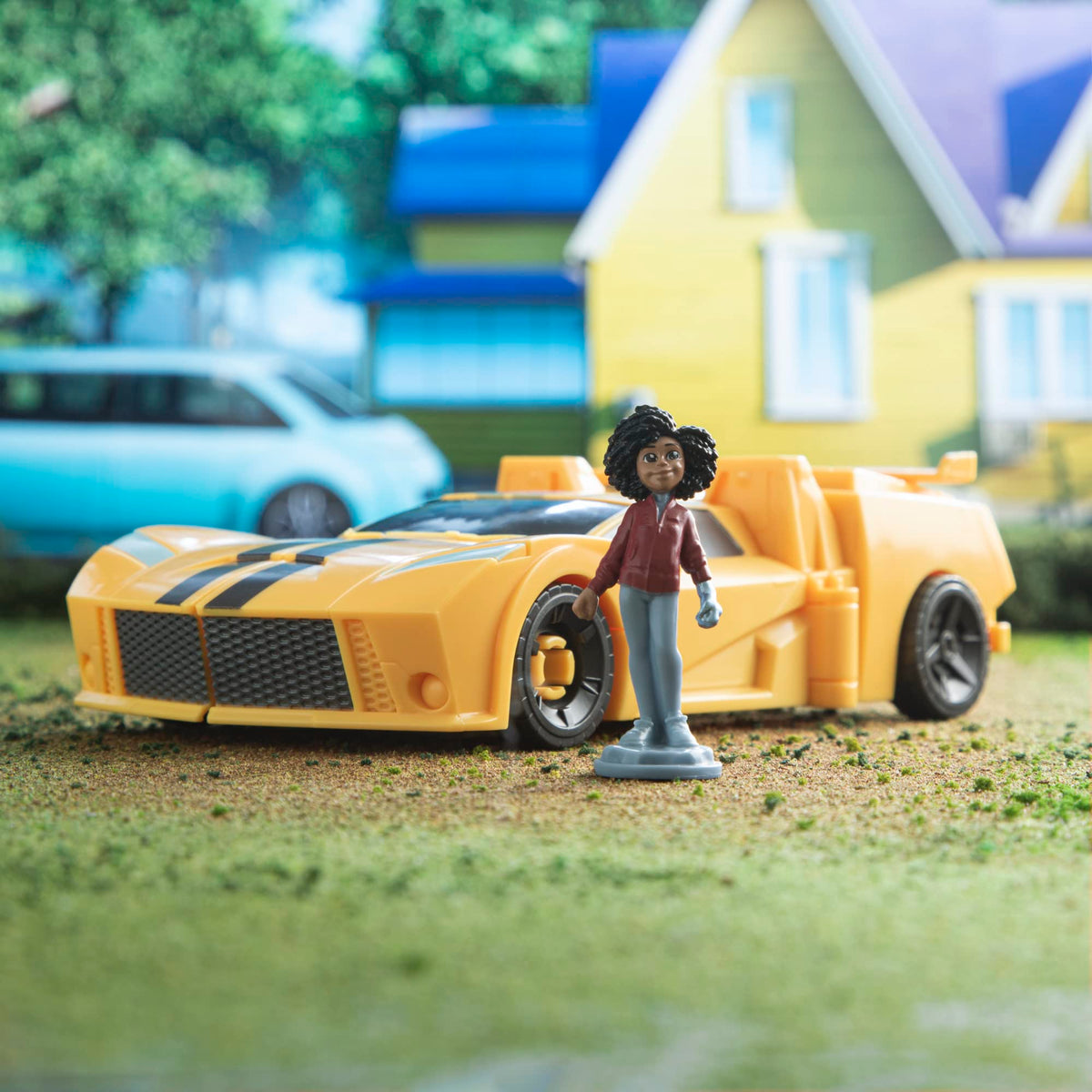 Transformers EarthSpark Spin Changer Bumblebee 8-inch Action Figure