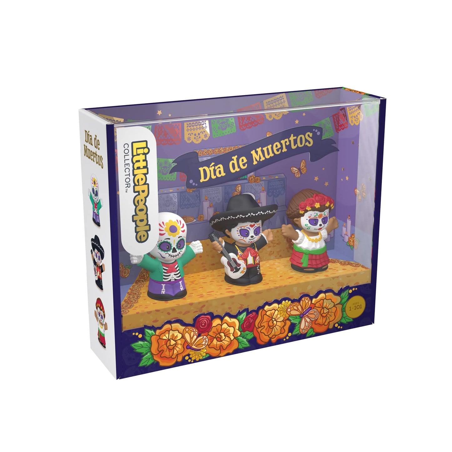 Little People Collector Día de Muertos Special Edition Set in a Display Gift Package for Adults & Kids, 3 Figures