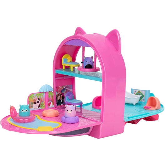 Squish-a-longs Party Pack On-The-Go Playset, Series 1, Three 1” Mini-Squish