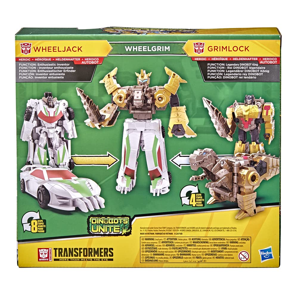Transformers Bumblebee Cyberverse Adventures Dinobots Unite Toys Dino Combiners Bumbleswoop 2-Pack Action Figures, Ages 6 and Up, 4.5-inch
