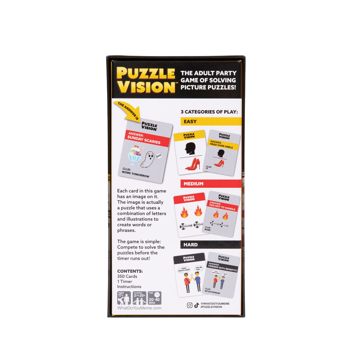 Puzzle Vision The Picture Puzzle Guess The Phrase Party Game