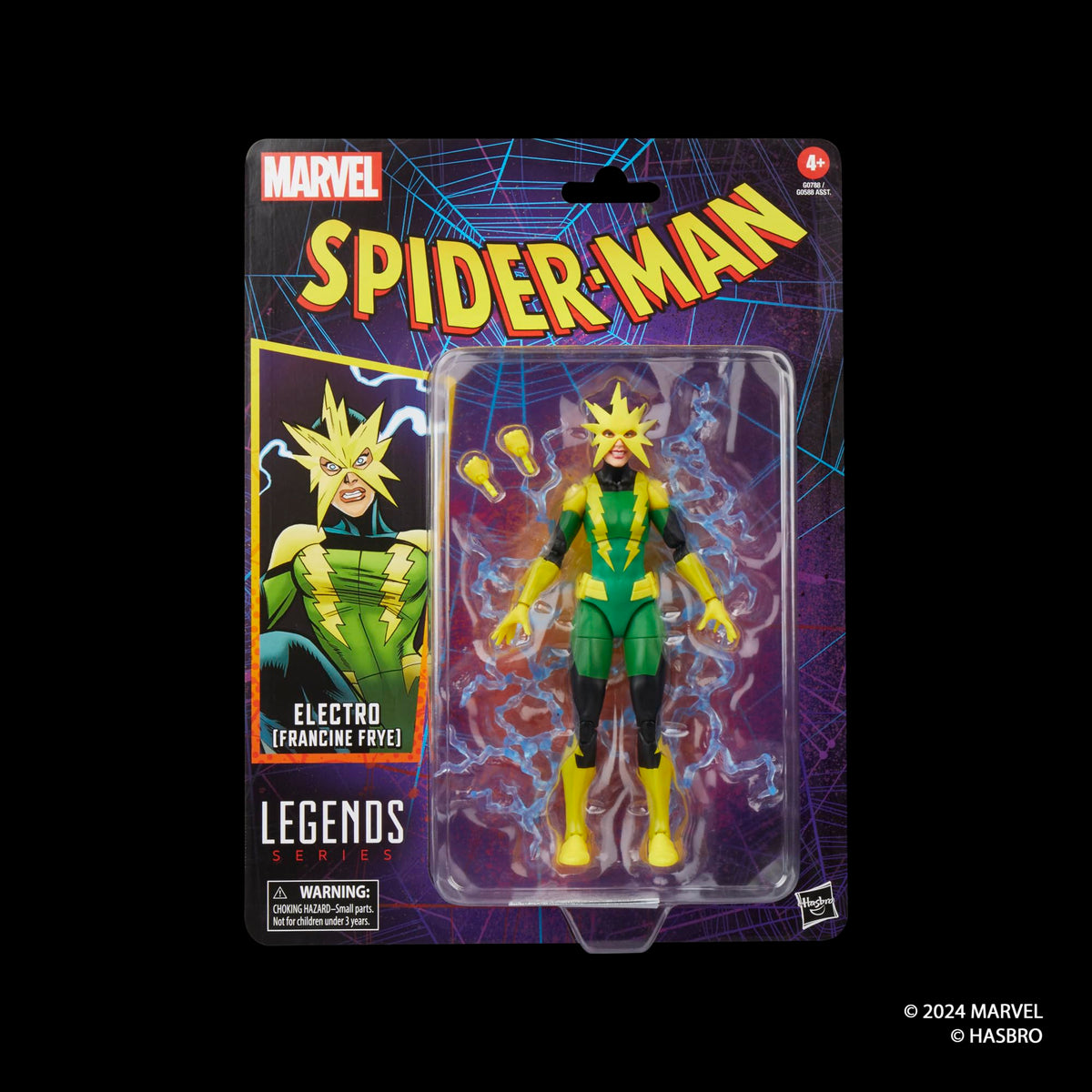 Marvel Legends Series Electro Francine Frye Retro Comics 6-Inch Figure