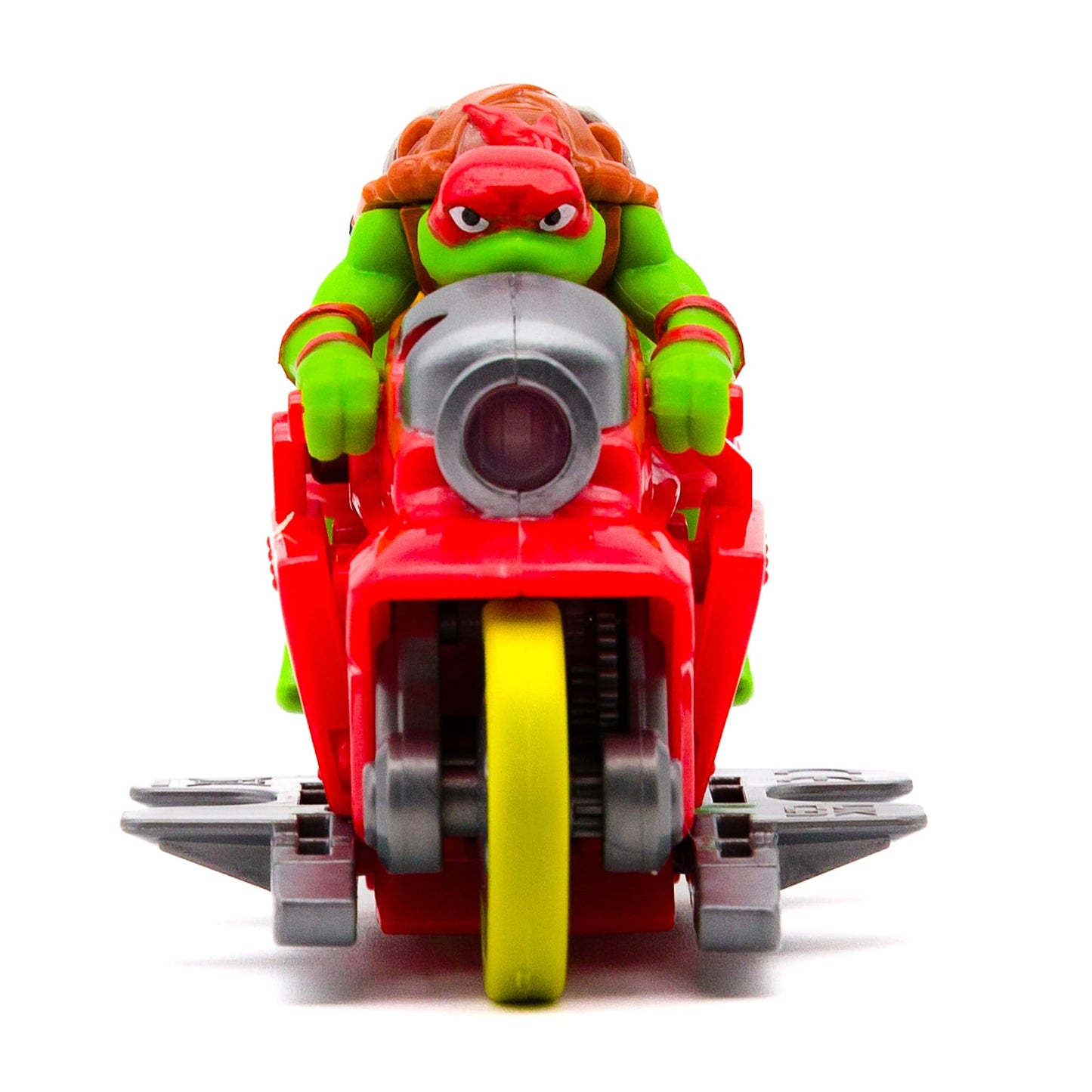 Teenage Mutant Ninja Turtles Backflip Riders 4-Pack, TMNT Rev-Up Motorcycle Toy Vehicles with Backflip Stunt Action, Rubber Tires, Mutant Mayhem Toy Set for Kids Ages 5+