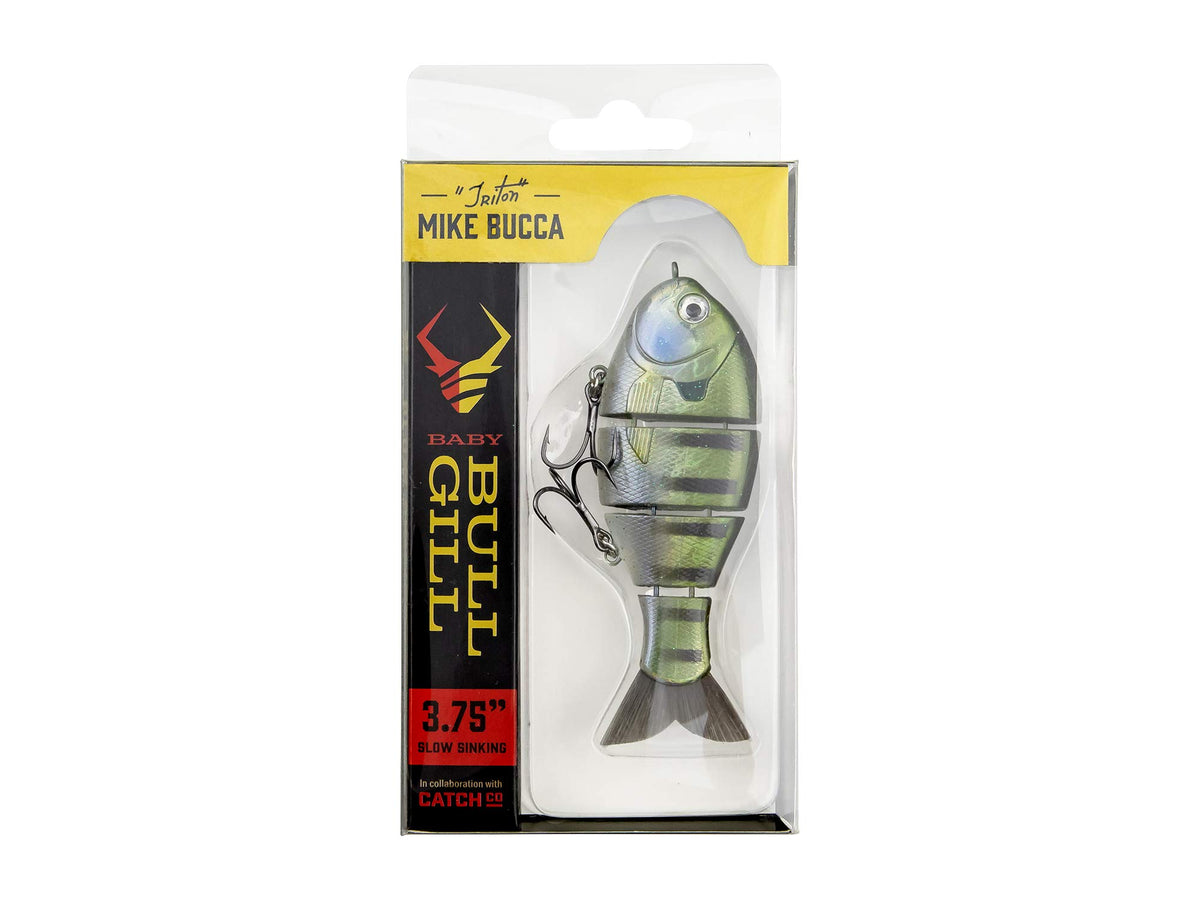Catch Co Mike Bucca's Baby Bull Gill Swimbait 3.75" 3/4 oz Natural Gill