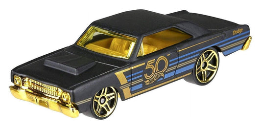 Hot Wheels 2018 50th Anniversary Black & Gold Series 1/64 Scale Diecast Model Car ('64 Impala 5/6)