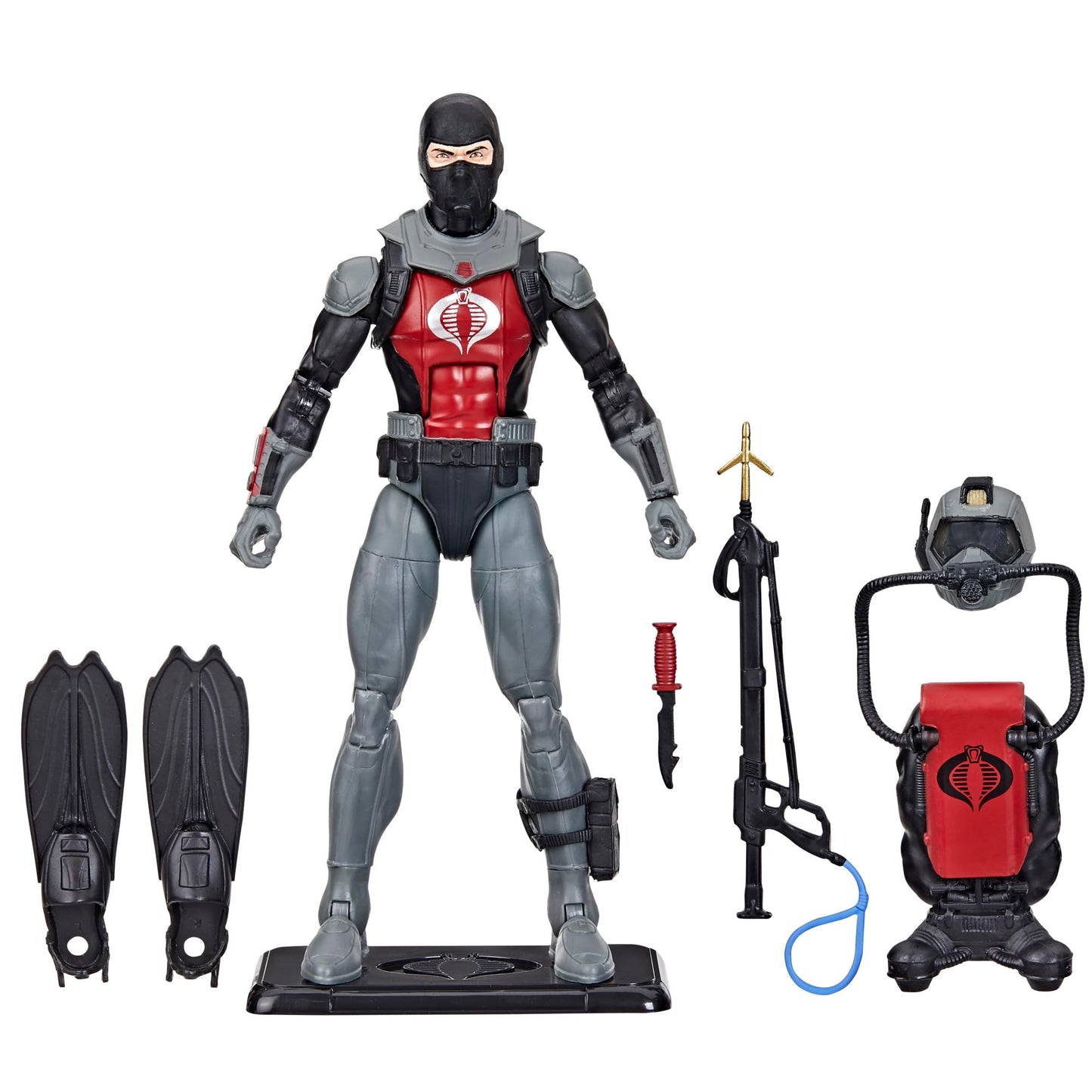 G.I. Joe Classified Series Retro Cardback Cobra EEL, Collectible 6-Inch Action Figure with 7 Accessories