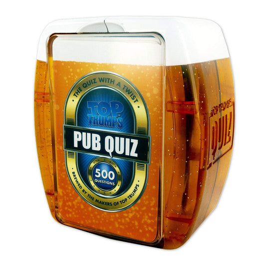 Top Trumps Pub Quiz Trivia Game, 500 questions to test your knowledge and memory on Sports, Music, Film, TV, Science and General Knowledge, gift for ages 8 plus