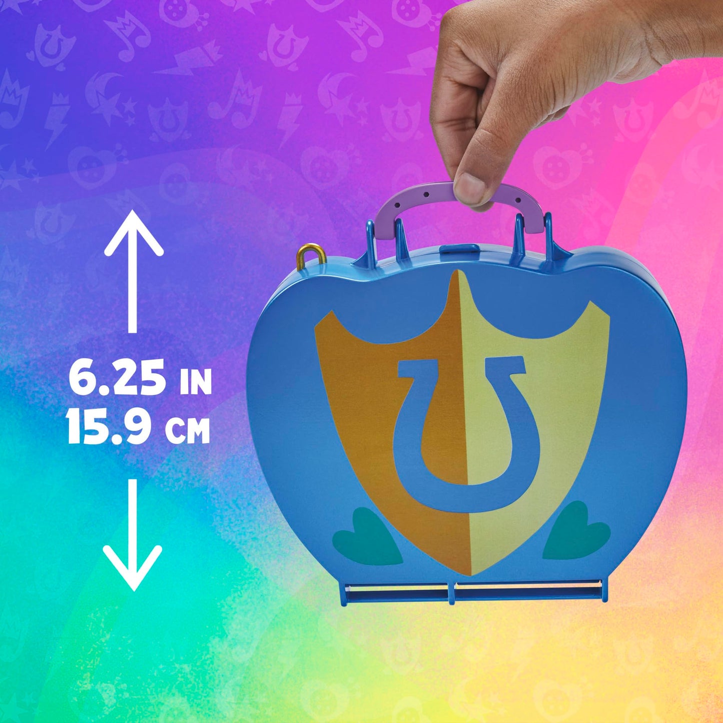 My Little Pony Mini World Magic Compact Creation Zephyr Heights Toy, Buildable Playset with Princess Pipp Petals Pony for Kids Ages 5 and Up
