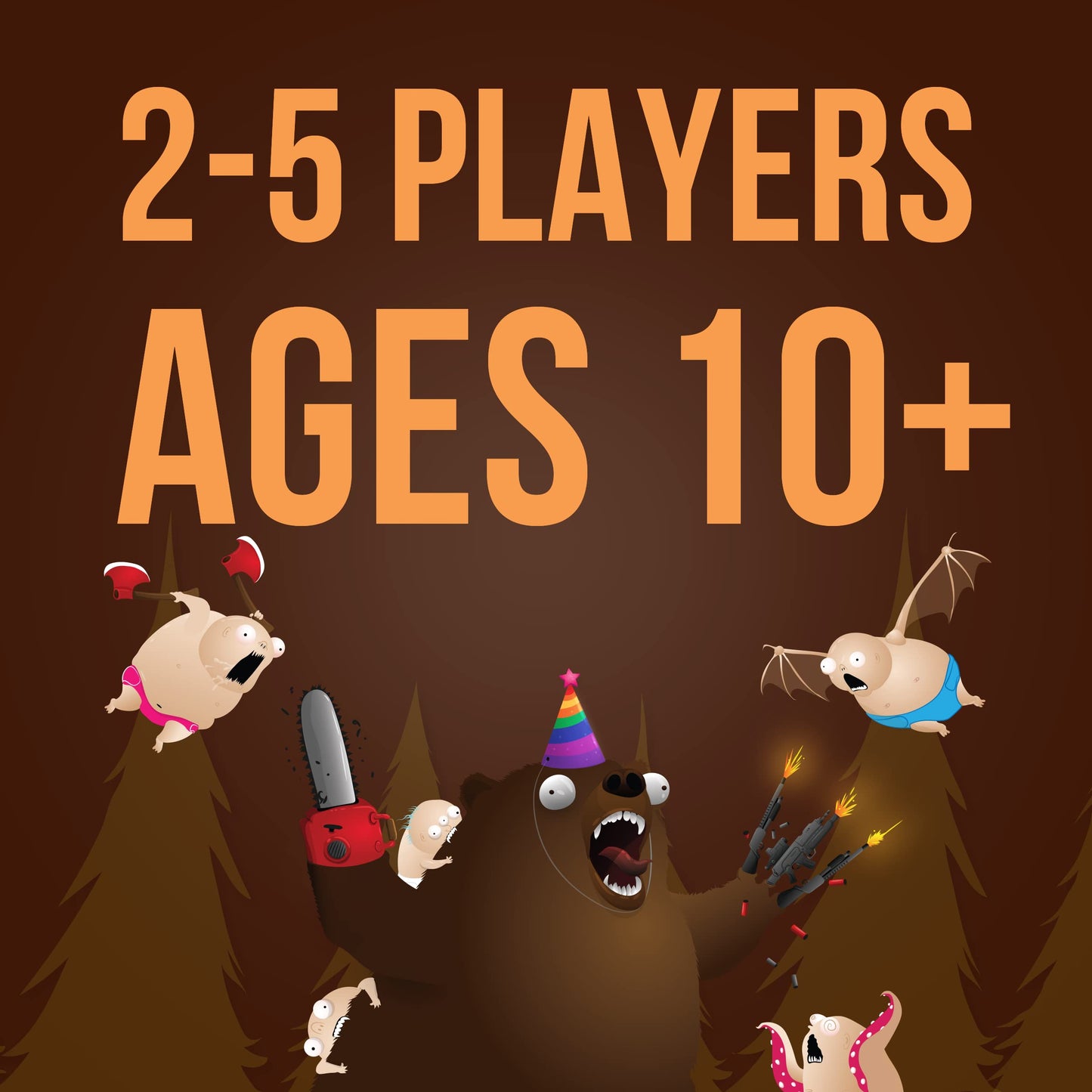 Exploding Kittens Bears vs. Babies 2-5 Players - Ages 10+ - 20 Minutes to Play - Monster Building Card Game - Party Game, Family Game Night, Kid and Adult Card Game