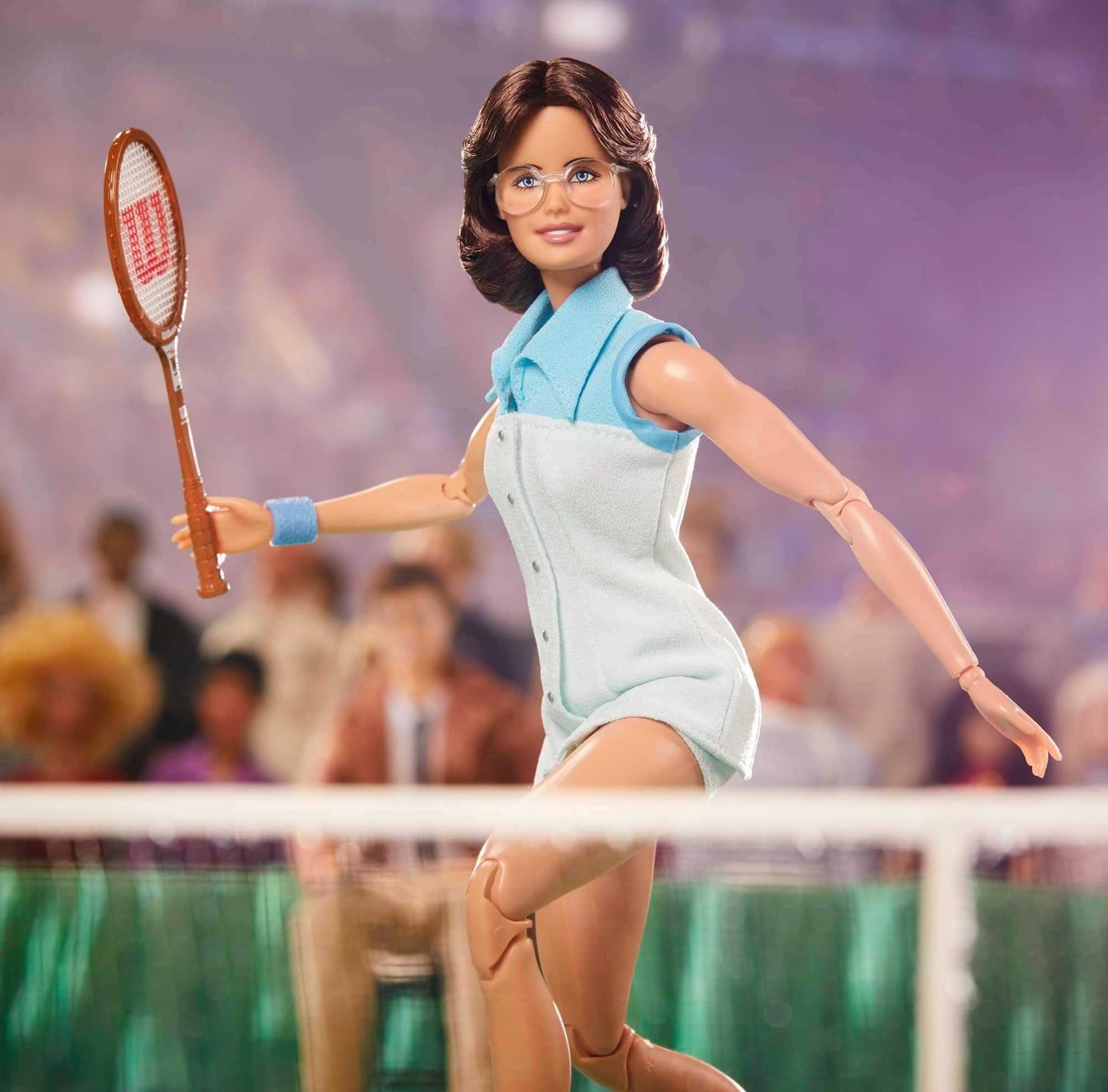 Barbie Inspiring Women Series Billie Jean King Collectible Doll, Approx. 12-in, Wearing Tennis Dress and Accessories, with Doll Stand and Certificate of Authenticity