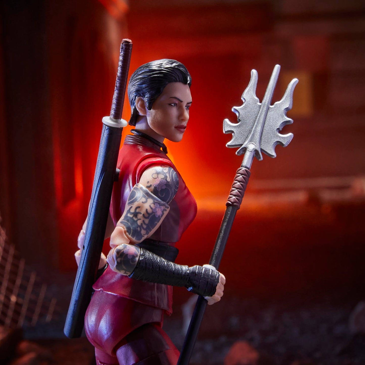 G.I. Joe Classified Series #124, Kim Jinx Arashikage, Collectible 6-Inch Ninja Action Figure with 7 Accessories