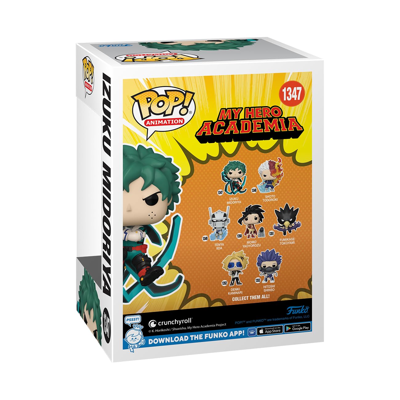Funko POP! Animation: MHA - Izuku Midoriya - Deku - (Black Whip) - My Hero Academia - Collectable Vinyl Figure - Gift Idea - Official Merchandise - for Kids & Adults - Anime Fans