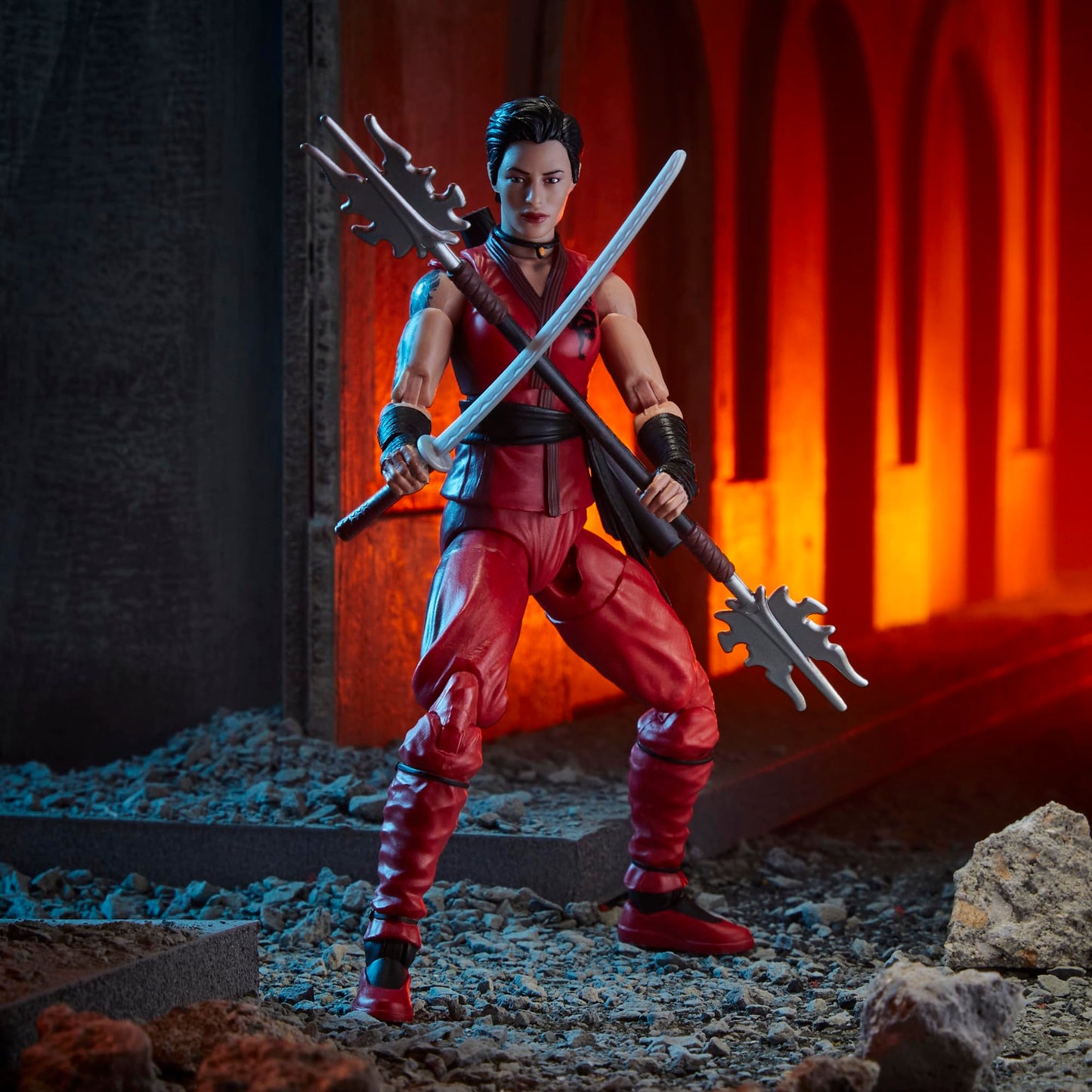 G.I. Joe Classified Series #124, Kim Jinx Arashikage, Collectible 6-Inch Ninja Action Figure with 7 Accessories