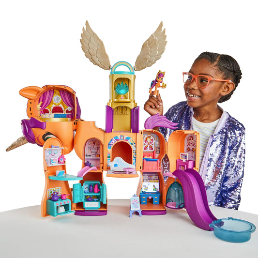 My Little Pony Toys, Sunny's Playset Reveal, 25-Inch-Tall Transforming Doll Playsets