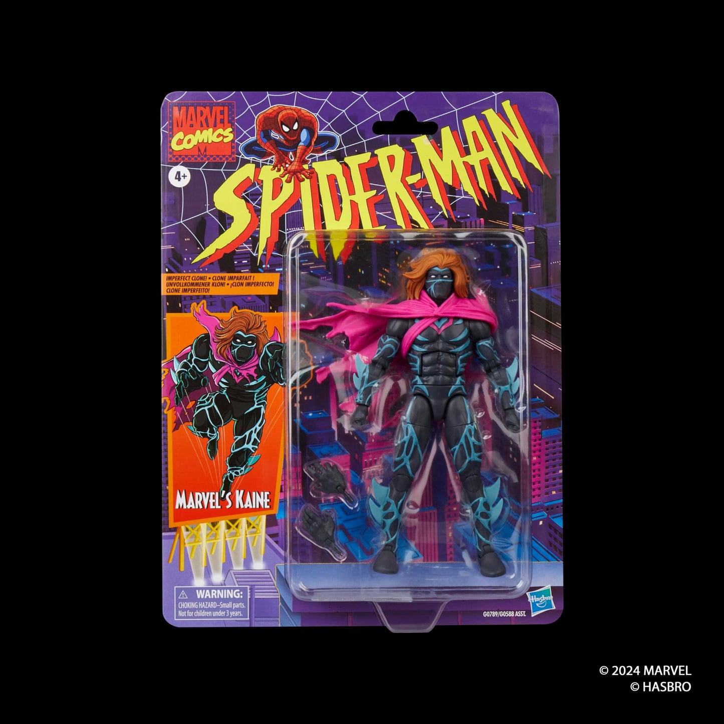 Marvel Legends Series Marvel's Kaine, Retro Comics Collectible 6-Inch Scale Action Figure