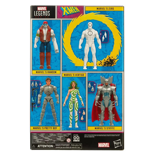 Marvel Hasbro Legends Series: X-Men Villains, 60th Anniversary Action Figure Set, 6 inch Action Figures,Multicolor